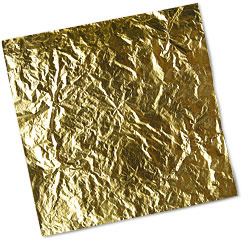 Пластинка сусального золота. Современное производство