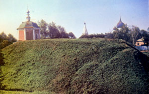 Фрагмент кремлевского вала.